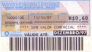 Tickets de Transporte