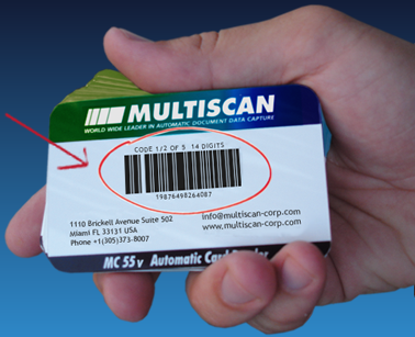 Multiscan Capture your data automatically from your envelopes, docuemnts and forms, card